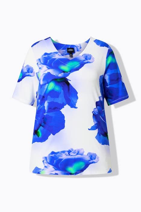 T-shirt décolleté en V et manches courtes, coupe Classic Fit