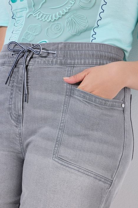 Bermuda Mary, jambe droite et taille élastique