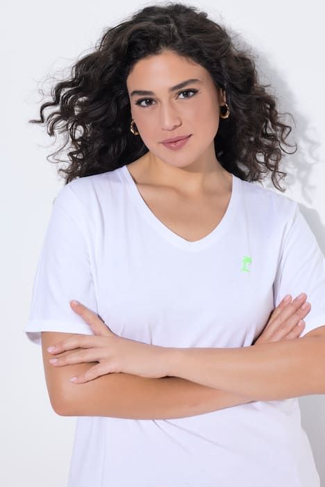 T-shirt oversize, imprimé dans le dos, décolleté rond et manches courtes