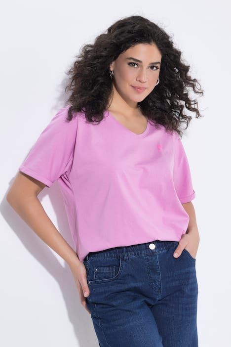 T-shirt oversize, imprimé dans le dos, décolleté rond et manches courtes