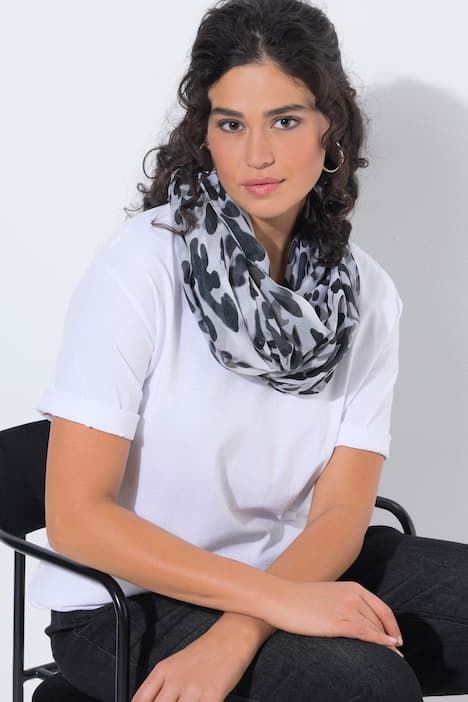 Foulard tubulaire, motif léopard