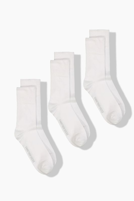 Lot de 3 paires de chaussettes pour diabétique, tige n'exerçant aucune pression