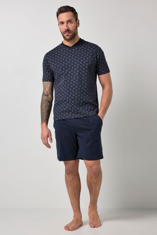 Pyjama JP 1880 2 pièces (T-shirt + pantalon), collection Homewear - jusqu'au 8 XL