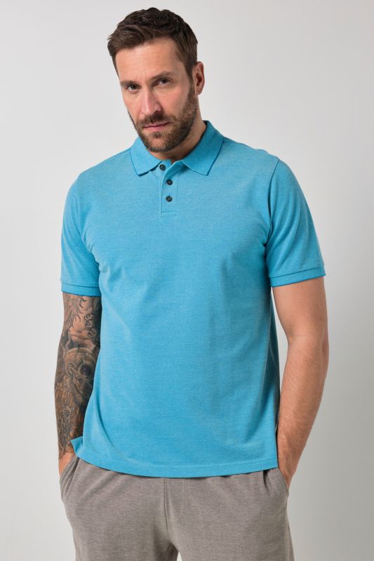 Polo JP 1880 en piqué TwoTone, manches courtes - jusqu'au 8 XL