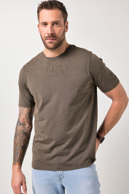 T-shirt JP 1880 esprit vintage, finition FLEXNAMIC®, manches courtes et flocage - jusqu'au 8 XL