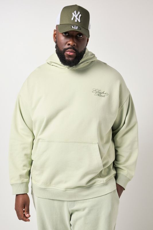 Sweat-shirt STHUGE oversize, imprimé dans le dos et style vintage - jusqu'au 8 XL