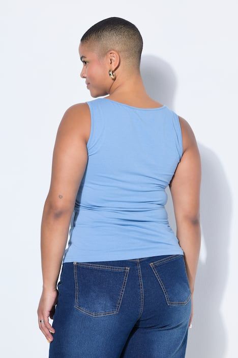 Top Basic, encolure large, jersey stretch