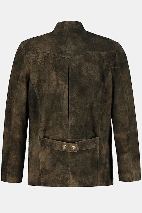 Janker (veste traditionnelle bavaroise), en cuir suédé de chèvre - jusqu'au 72