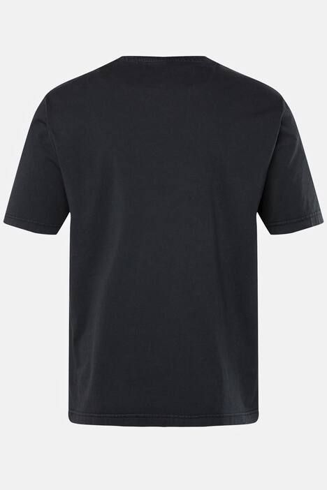 T-shirt à manches courtes et col rond. Style vintage et imprimé poitrine. Jusqu'au 8XL.