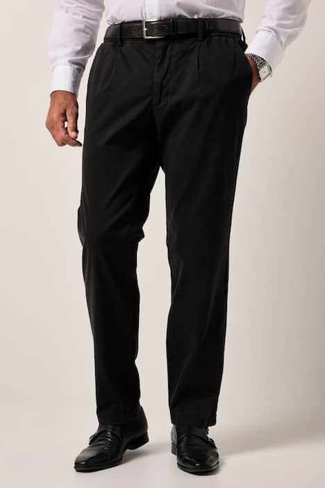Pantalon chino FLEXNAMIC®, taille élastique et pinces, coupe Straight Fit tendance