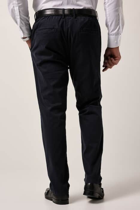 Pantalon chino FLEXNAMIC®, taille élastique et pinces, coupe Straight Fit tendance