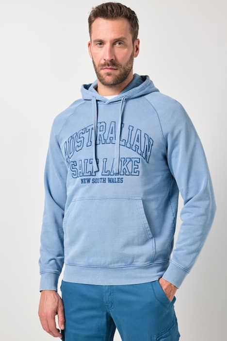 Sweat-shirt à capuche JP 1880, style vintage, poche kangourou et flocages - jusqu'au 8 XL