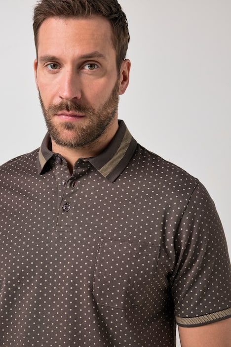 Polo JP 1880, manches courtes et jersey texturé - jusqu'au 8 XL