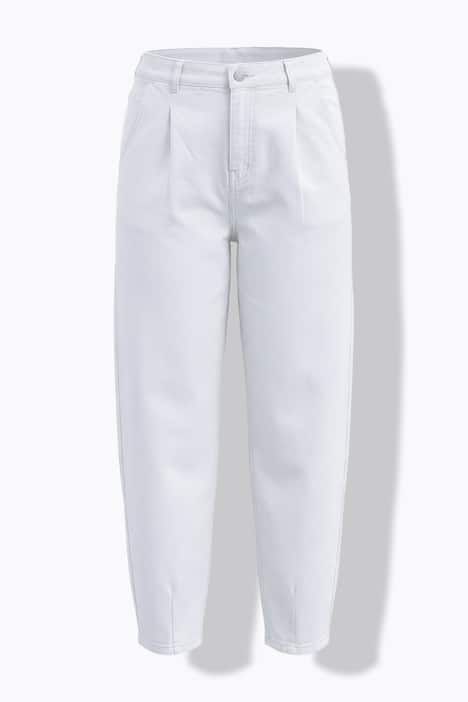 Jean ballon, denim stretch, 5 poches