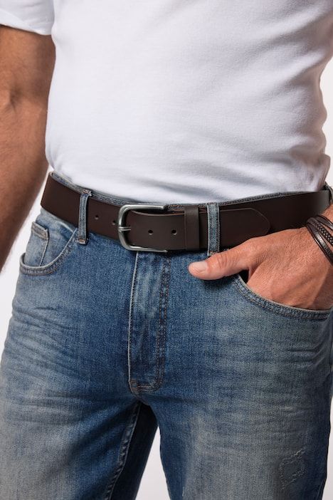 Ceinture, imitation cuir. Boucle en métal. Largeur 4 cm. Longueur jusqu'à 170 cm