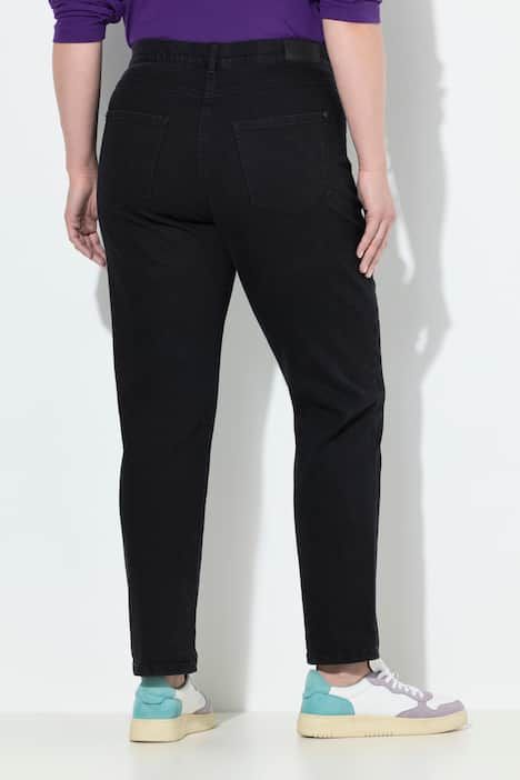 Jean Boyfriend en denim stretch, coupe 5 poches et aille confortable