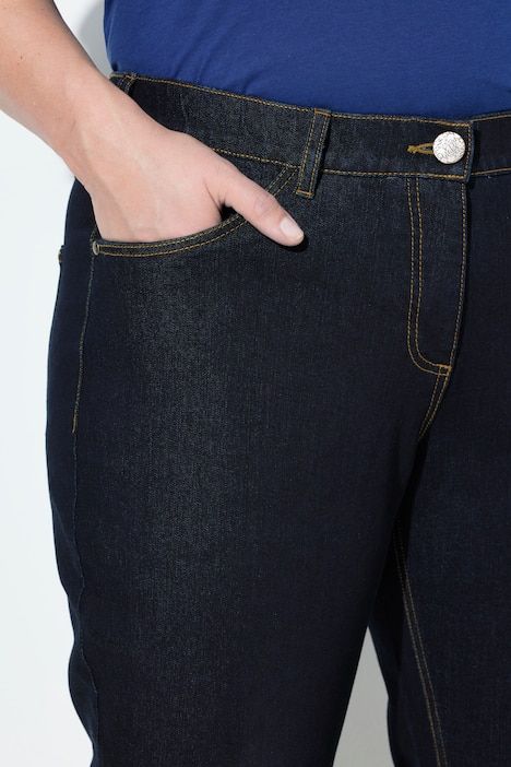 Jean Boyfriend en denim stretch, coupe 5 poches et aille confortable