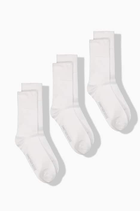 Lot de 3 paires de chaussettes pour diabétique, tige n'exerçant aucune pression