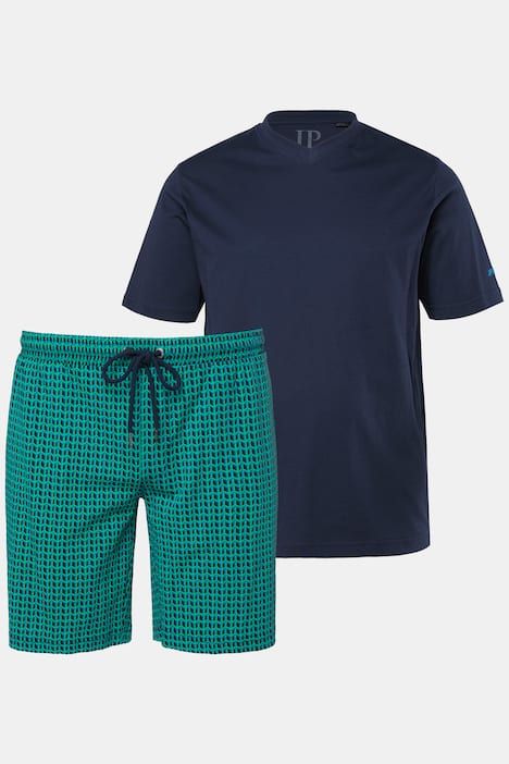 Pyjama JP 1880 2 pièces (T-shirt + pantalon), collection Homewear - jusqu'au 8 XL