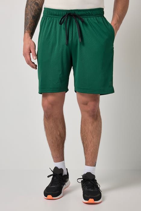 Bermuda JAY-PI en mesh, coupe Relaxed Fit, collection Fitness - jusqu'au 7 XL
