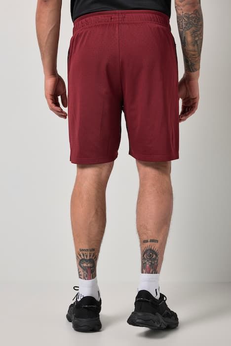 Bermuda JAY-PI en mesh, coupe Relaxed Fit, collection Fitness - jusqu'au 7 XL