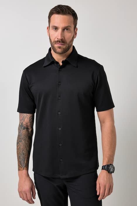 Chemise JAY-PI à manches courtes, coupe Modern Fit, jersey technique et séchage rapide QuickDry, collection Outdoor - jusqu'au 7 XL