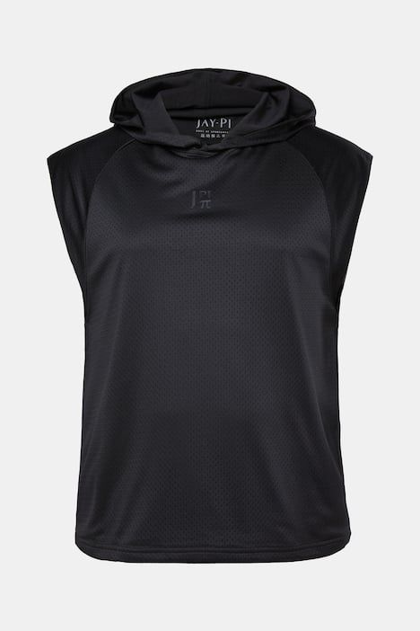 Sweat-shirt à capuche JAY-PI, en mesh, ventre confort et séchage QuickDry, collection Fitness - jusqu'au 7 XL