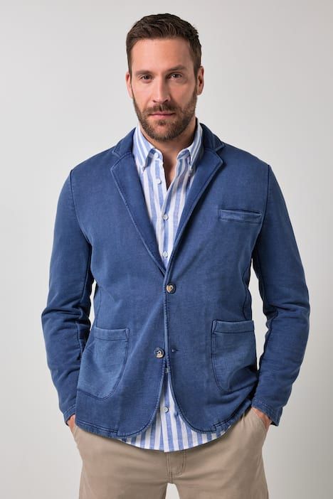 Veston en molleton JP 1880, collection Business, poche et col à revers - jusqu'au 8 XL