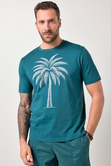 Lot de 2 t-shirts JP 1880 à manches courtes, imprimé poitrine - jusqu'au 8 XL