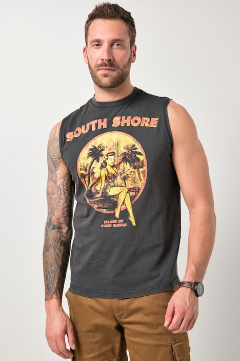 Débardeur JP 1880, imprimé poitrine, style vintage - jusqu'au 8 XL