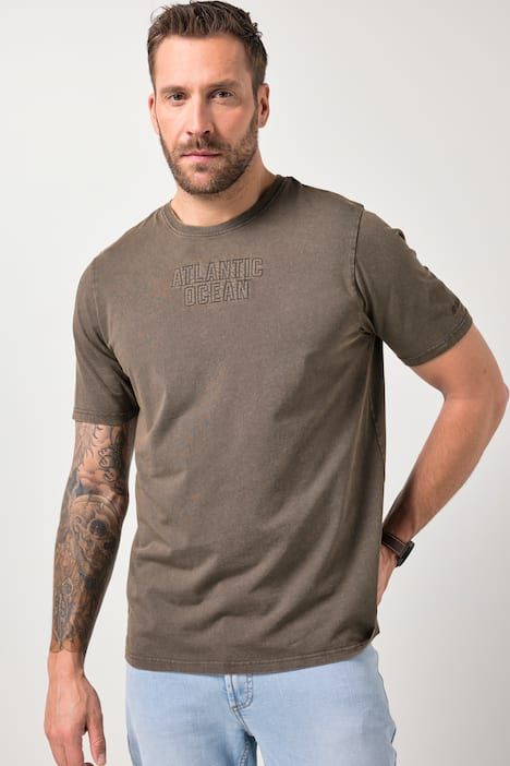 T-shirt JP 1880 esprit vintage, finition FLEXNAMIC®, manches courtes et flocage - jusqu'au 8 XL