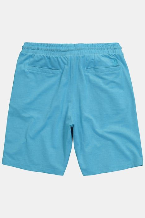 Bermuda JP 1880 en piqué TwoTone (ton sur ton), taille élastique, coupe Relaxed Fit - jusqu'au 8 XL