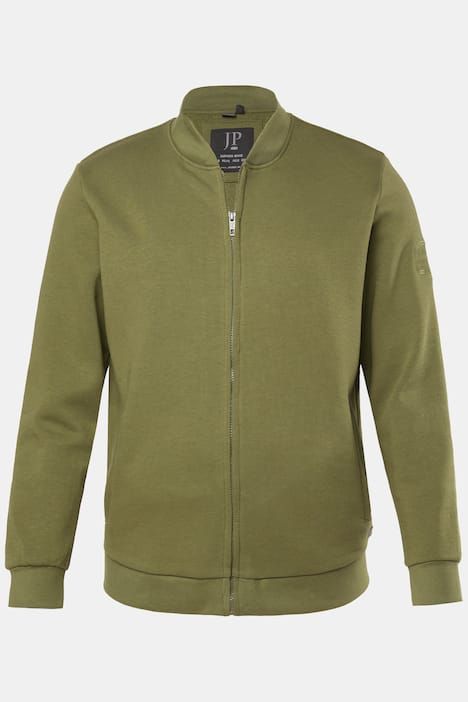 Veste en molleton JP 1880, col blouson Teddy et fermeture zippée- jusqu'au 8 XL