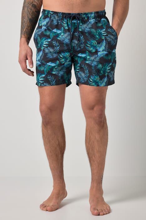 Short de bain JAY-PI, collection Beachwear, imprimé all-over et coupe ventre confort - jusqu'au 8 XL
