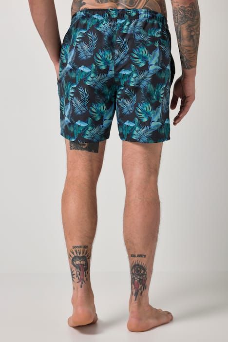 Short de bain JAY-PI, collection Beachwear, imprimé all-over et coupe ventre confort - jusqu'au 8 XL