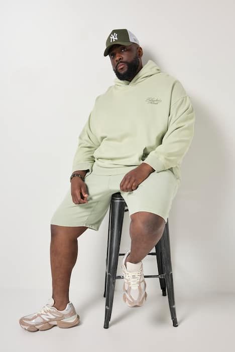 Sweat-shirt STHUGE oversize, imprimé dans le dos et style vintage - jusqu'au 8 XL