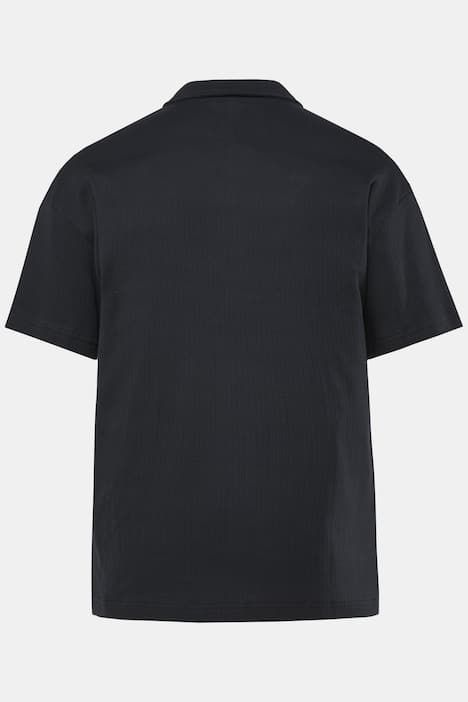 Polo à manches courtes STHUGE finition FLEXLASTIC®, tissu jersey côtelé, coupe oversize - jusqu'au 8 XL