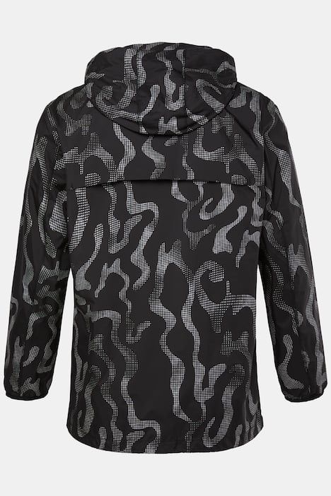 Veste JAY-PI ultra-légère, capuche et imprimé réfléchissant, collection Outdoor, anniversaire - jusqu'à 7 XL