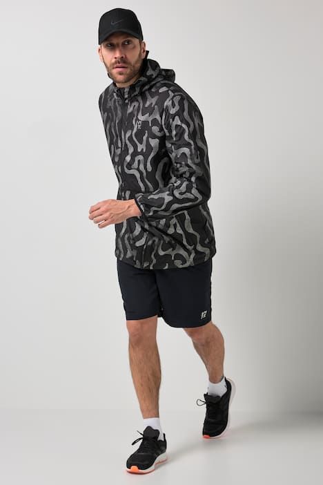 Veste JAY-PI ultra-légère, capuche et imprimé réfléchissant, collection Outdoor, anniversaire - jusqu'à 7 XL