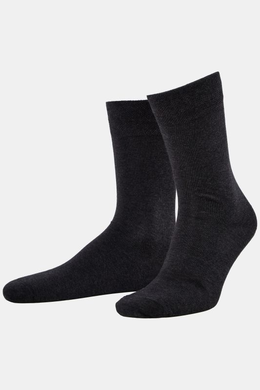 Lot de 2 paires de chaussettes, bord-côte confortable