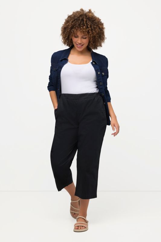 Pantalon 7/8 Ruby avec genoux préformés, jambes droites et taille élastique