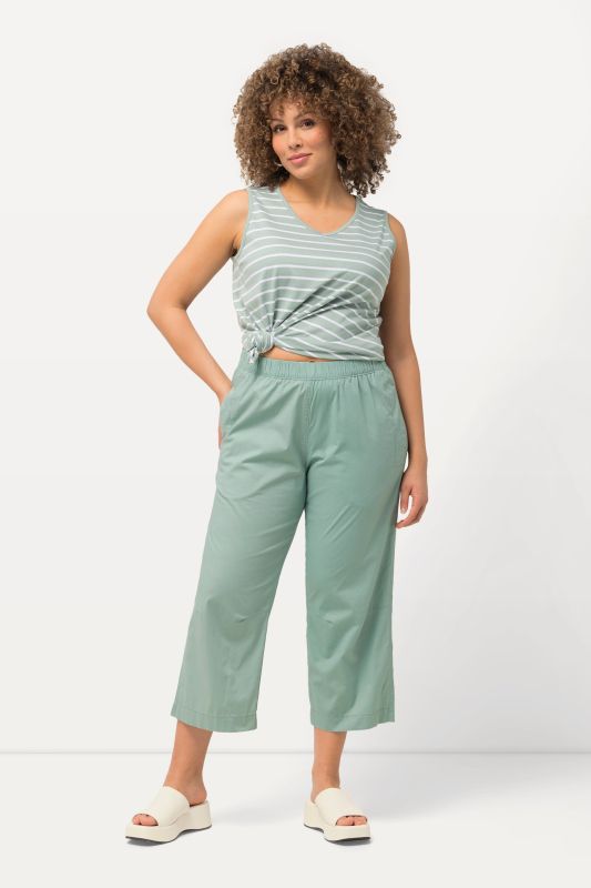Pantalon 7/8 Ruby avec genoux préformés, jambes droites et taille élastique