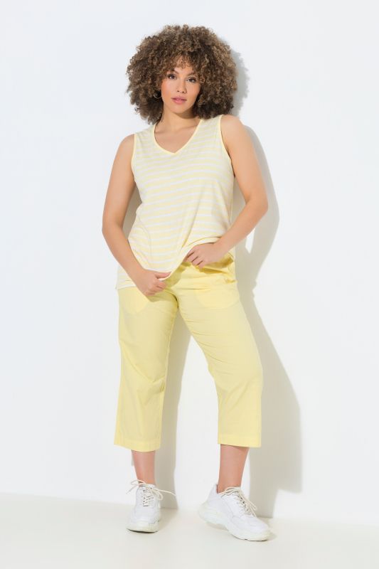 Pantalon 7/8 Ruby avec genoux préformés, jambes droites et taille élastique