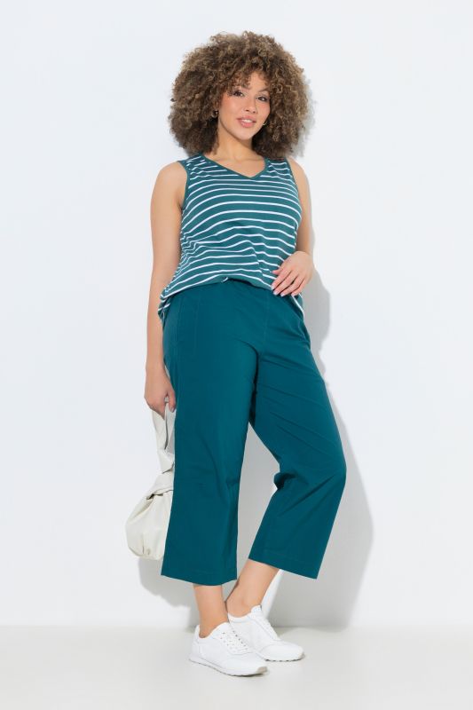 Pantalon 7/8 Ruby avec genoux préformés, jambes droites et taille élastique