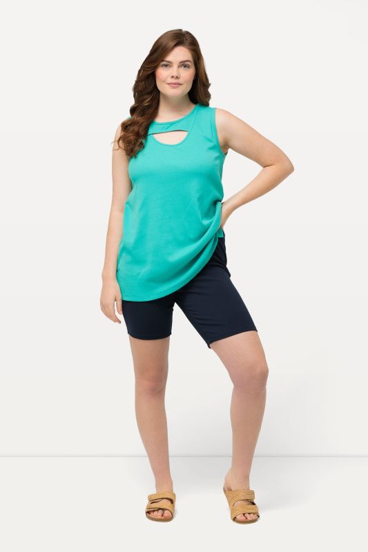 Cycliste élastique à jambe étroite, en coton bio