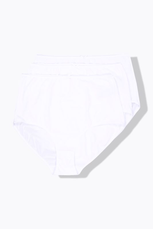 Culottes maxi, lot de 3, couleurs unies