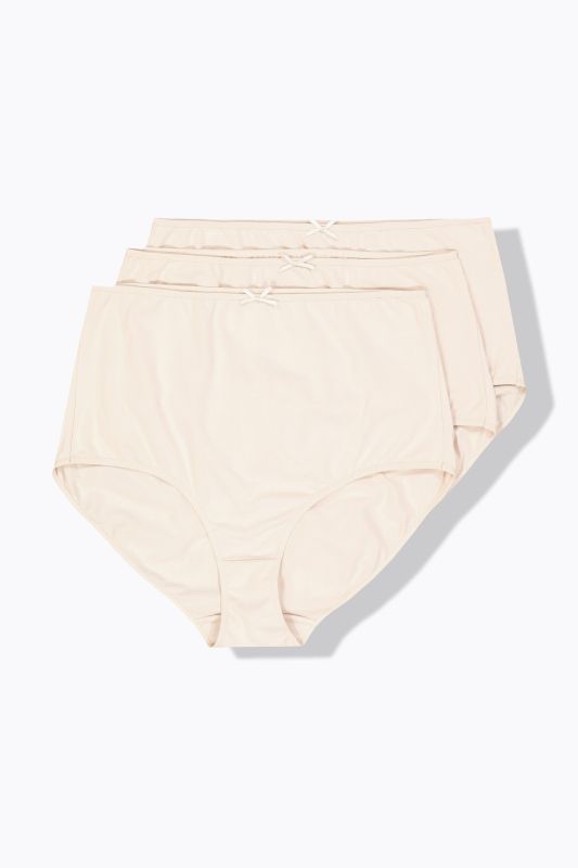 Culottes maxi, lot de 3, couleurs unies