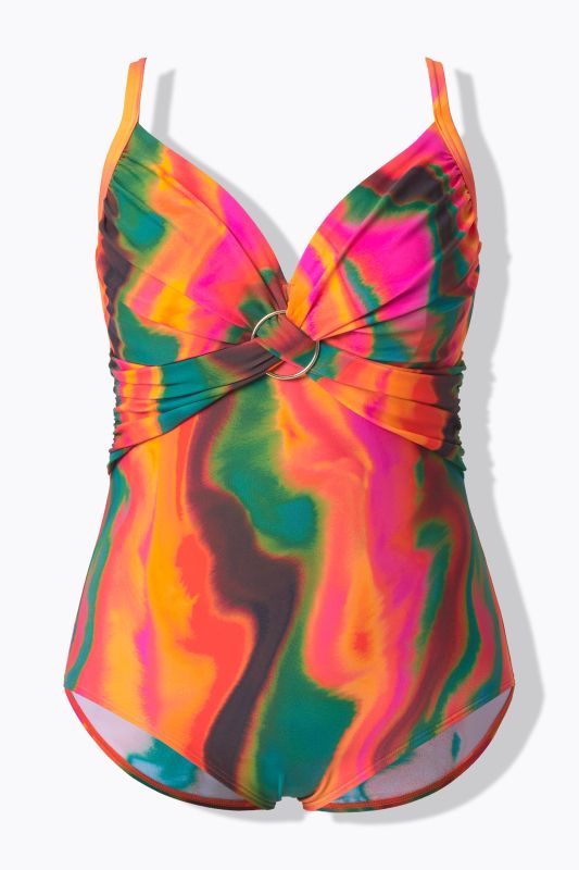 Maillot de bain sans bonnets souples, armatures et bretelles réglables, matière recyclée