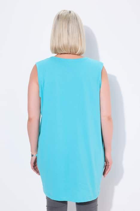 Débardeur en coton. Coupe Relaxed à encolure V