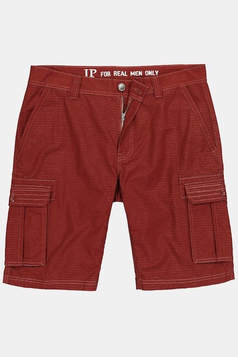 Bermuda cargo 6 poches, jambe droite, coupe Regular Fit